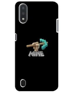 Чехол для Samsung Galaxy M01 Core (A013F) с картинкой «Алмазная кирка» Чехол для Samsung Galaxy M01 Core (A013F) с картинкой «Алмазная кирка»