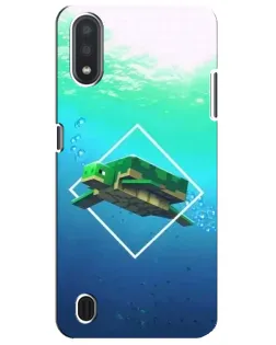 Чехол для Samsung Galaxy M01 Core (A013F) с картинкой «Черепаха Minecraft» Чехол для Samsung Galaxy M01 Core (A013F) с картинкой «Черепаха Minecraft»