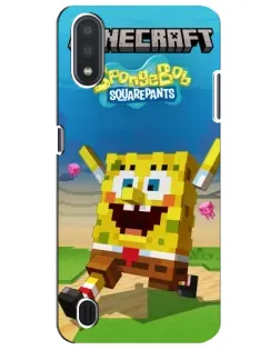 Чехол для Samsung Galaxy M01 Core (A013F) с картинкой «Губка Боб Minecraft» Чехол для Samsung Galaxy M01 Core (A013F) с картинкой «Губка Боб Minecraft»