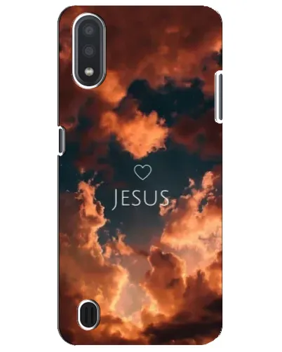 Чехол для Samsung Galaxy M01 Core (A013F) с картинкой «Сияние Имени Jesus»