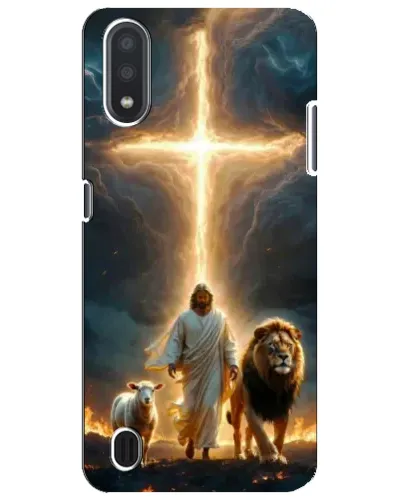 Чехол для Samsung Galaxy M01 Core (A013F) с картинкой «Лев Иуды и Свет»