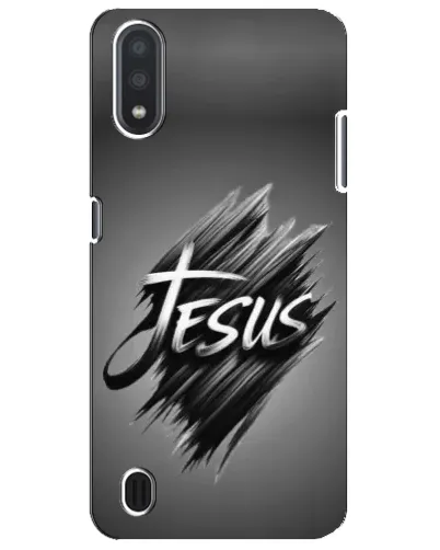 Чехол для Samsung Galaxy M01 Core (A013F) с картинкой «Надпись Jesus Graffiti»