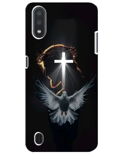 Чехол для Samsung Galaxy M01 Core (A013F) с картинкой «Голубь и Свет»