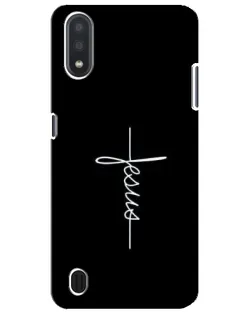 Чехол для Samsung Galaxy M01 Core (A013F) с картинкой «Тонкая линия веры»