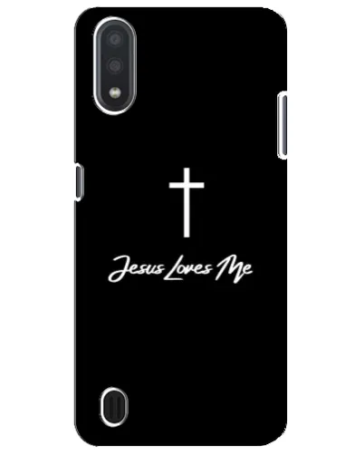 Чехол для Samsung Galaxy M01 Core (A013F) с картинкой «Иисус любит тебя»