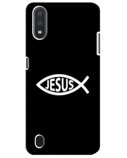 Чехол для Samsung Galaxy M01 Core (A013F) с картинкой «Классический Jesus»