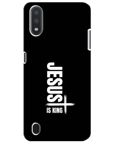 Чехол для Samsung Galaxy M01 Core (A013F) с картинкой «Вертикаль веры Jesus»