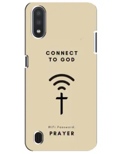 Чехол для Samsung Galaxy M01 Core (A013F) с картинкой «Молитва Connect»