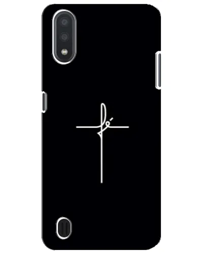 Чехол для Samsung Galaxy M01 Core (A013F) с картинкой «Тонкий крест» Чехол для Samsung Galaxy M01 Core (A013F) с картинкой «Тонкий крест»