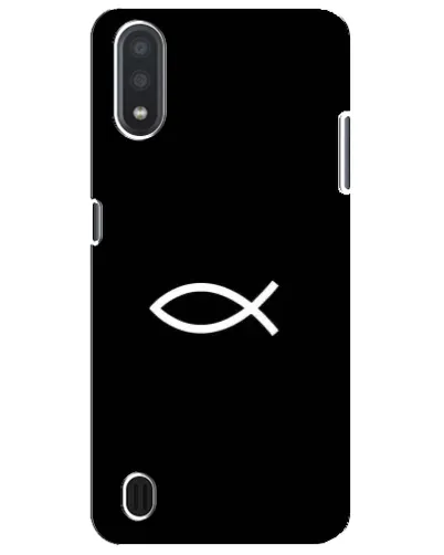 Чехол для Samsung Galaxy M01 Core (A013F) с картинкой «Символ рыбы Jesus» Чехол для Samsung Galaxy M01 Core (A013F) с картинкой «Символ рыбы Jesus»