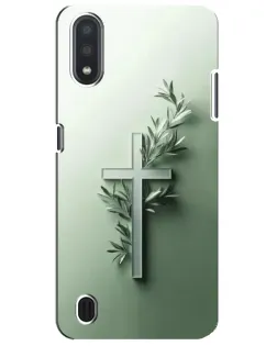 Чехол для Samsung Galaxy M01 Core (A013F) с картинкой «Оливковая ветвь»