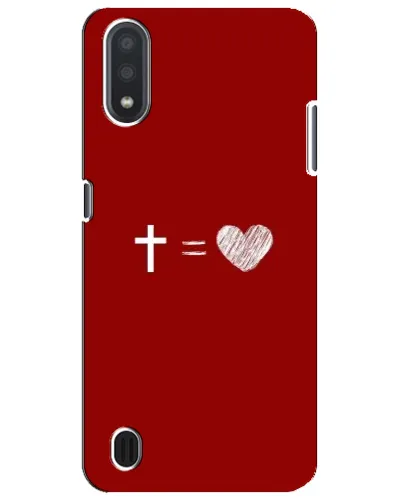 Чехол для Samsung Galaxy M01 Core (A013F) с картинкой «Уравнение любви» Чехол для Samsung Galaxy M01 Core (A013F) с картинкой «Уравнение любви»