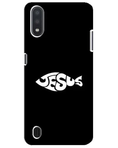 Чехол для Samsung Galaxy M01 Core (A013F) с картинкой «Рыба Jesus» Чехол для Samsung Galaxy M01 Core (A013F) с картинкой «Рыба Jesus»