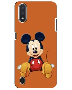 Чехол для Samsung Galaxy M01 Core (A013F) с картинкой «Микки отдыхает»