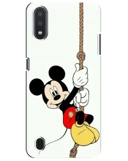 Чехол для Samsung Galaxy M01 Core (A013F) с картинкой «Mickey на канате»