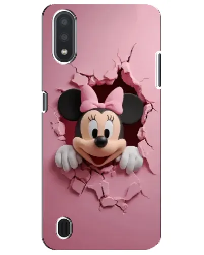 Чехол для Samsung Galaxy M01 Core (A013F) с картинкой «Минни сквозь стену»