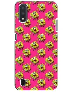 Чехол для Samsung Galaxy M01 Core (A013F) с картинкой «Розовый паттерн»