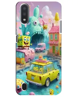 Чехол для Samsung Galaxy M01 Core (A013F) с картинкой «Монстр-трак приключения»