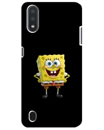 Чехол для Samsung Galaxy M01 Core (A013F) с картинкой «Классический Губка Боб»