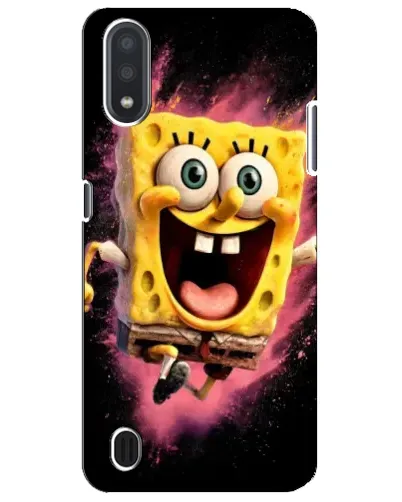 Чехол для Samsung Galaxy M01 Core (A013F) с картинкой «Взрывной Спанч Боб»