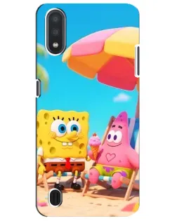Чехол для Samsung Galaxy M01 Core (A013F) с картинкой «Отдых на пляже»