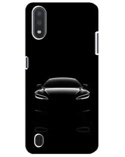 Чехол для Samsung Galaxy M01 Core (A013F) с картинкой «Силуэт Tesla Night» Чехол для Samsung Galaxy M01 Core (A013F) с картинкой «Силуэт Tesla Night»