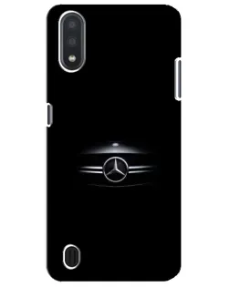 Чехол для Samsung Galaxy M01 Core (A013F) с картинкой «Mercedes — абстрактные линии» Чехол для Samsung Galaxy M01 Core (A013F) с картинкой «Mercedes — абстрактные линии»