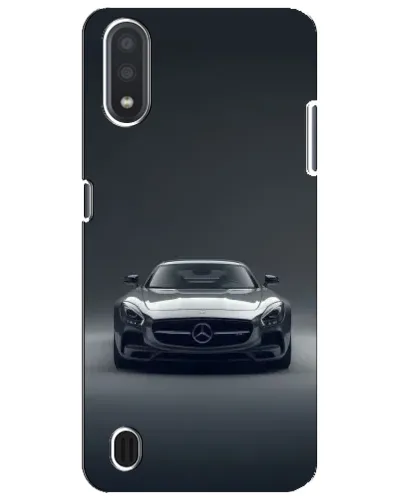 Чехол для Samsung Galaxy M01 Core (A013F) с картинкой «Mercedes на черном»