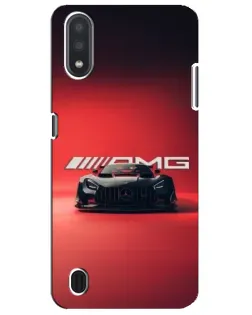 Чехол для Samsung Galaxy M01 Core (A013F) с картинкой «Mercedes AMG — красная линия»