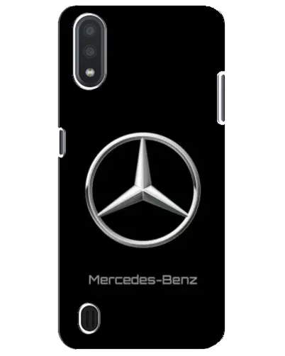Чехол для Samsung Galaxy M01 Core (A013F) с картинкой «Mercedes Silver Logo»