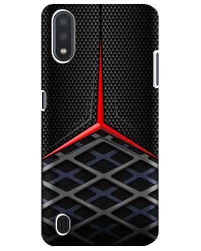 Чехол для Samsung Galaxy M01 Core (A013F) с картинкой «Mercedes Carbon Grid»