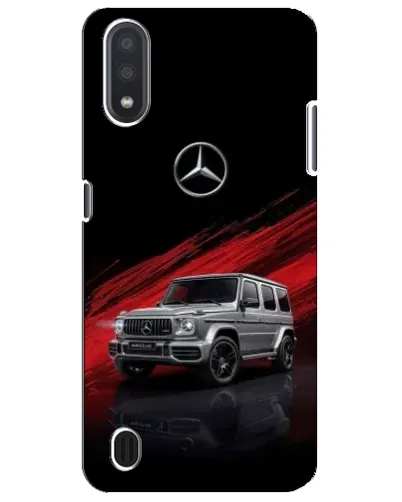 Чехол для Samsung Galaxy M01 Core (A013F) с картинкой «Mercedes G-Class красный»