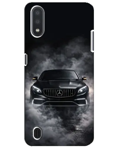 Чехол для Samsung Galaxy M01 Core (A013F) с картинкой «Mercedes в дыму»