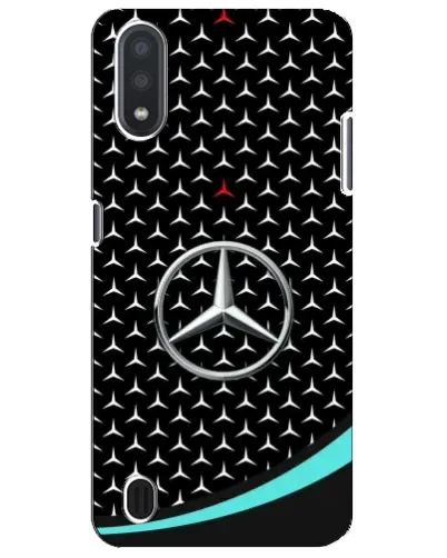 Чехол для Samsung Galaxy M01 Core (A013F) с картинкой «Mercedes — бирюзовый акцент»