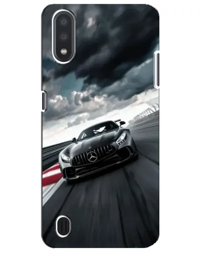 Чехол для Samsung Galaxy M01 Core (A013F) с картинкой «Гоночный Mercedes AMG»