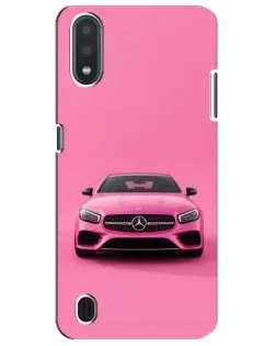 Чехол для Samsung Galaxy M01 Core (A013F) с картинкой «Розовый Mercedes AMG» Чехол для Samsung Galaxy M01 Core (A013F) с картинкой «Розовый Mercedes AMG»