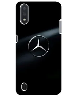 Чехол для Samsung Galaxy M01 Core (A013F) с картинкой «Mercedes на металле» Чехол для Samsung Galaxy M01 Core (A013F) с картинкой «Mercedes на металле»