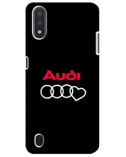 Чехол для Samsung Galaxy M01 Core (A013F) с картинкой «Логотип Audi Heart» Чехол для Samsung Galaxy M01 Core (A013F) с картинкой «Логотип Audi Heart»