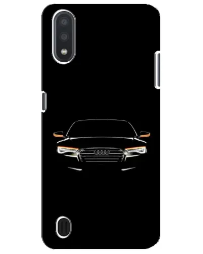 Чехол для Samsung Galaxy M01 Core (A013F) с картинкой «Audi — ночной контур»