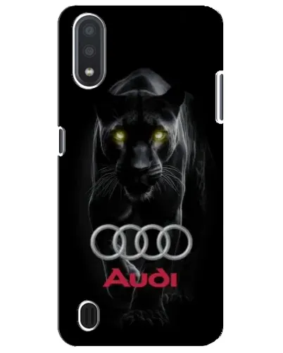 Чехол для Samsung Galaxy M01 Core (A013F) с картинкой «Пантера и Audi»