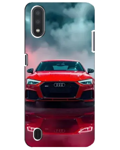 Чехол для Samsung Galaxy M01 Core (A013F) с картинкой «Audi RS — красный стиль»