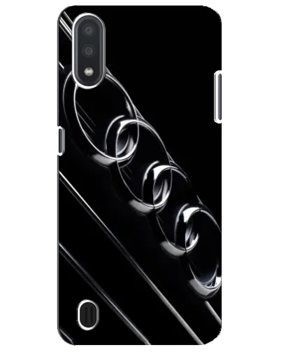 Чехол для Samsung Galaxy M01 Core (A013F) с картинкой «Audi — абстрактные кольца»