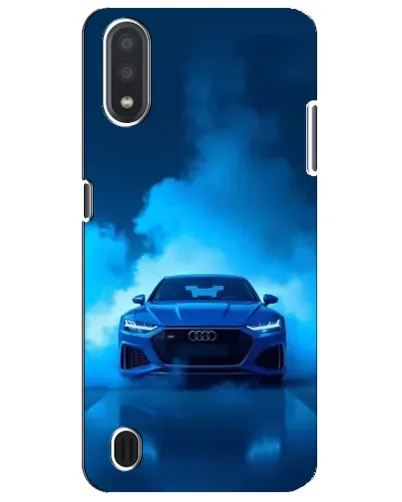 Чехол для Samsung Galaxy M01 Core (A013F) с картинкой «Audi — голубая энергия»