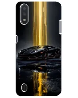 Чехол для Samsung Galaxy M01 Core (A013F) с картинкой «Ночной Lamborghini драйв»