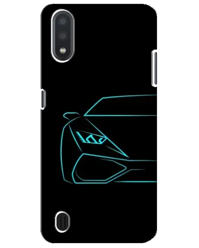 Чехол для Samsung Galaxy M01 Core (A013F) с картинкой «Голубой силуэт Lamborghini» Чехол для Samsung Galaxy M01 Core (A013F) с картинкой «Голубой силуэт Lamborghini»