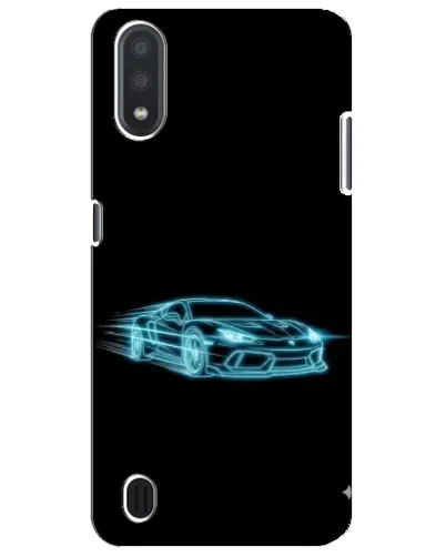 Чехол для Samsung Galaxy M01 Core (A013F) с картинкой «Неоновый контур Lamborghini» Чехол для Samsung Galaxy M01 Core (A013F) с картинкой «Неоновый контур Lamborghini»