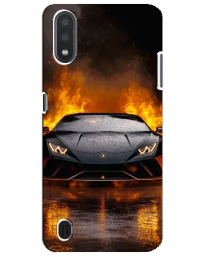 Чехол для Samsung Galaxy M01 Core (A013F) с картинкой «Lamborghini в огне» Чехол для Samsung Galaxy M01 Core (A013F) с картинкой «Lamborghini в огне»