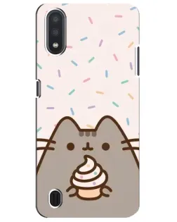 Чехол для Samsung Galaxy M01 Core (A013F) с картинкой «Пушин с кексом» Чехол для Samsung Galaxy M01 Core (A013F) с картинкой «Пушин с кексом»
