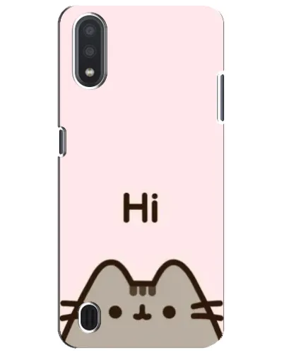Чехол для Samsung Galaxy M01 Core (A013F) с картинкой «Пушин говорит Hi» Чехол для Samsung Galaxy M01 Core (A013F) с картинкой «Пушин говорит Hi»