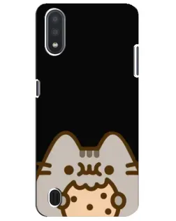 Чехол для Samsung Galaxy M01 Core (A013F) с картинкой «Пушин на черном» Чехол для Samsung Galaxy M01 Core (A013F) с картинкой «Пушин на черном»